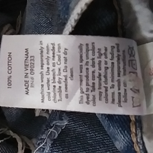 Pacsun Ultra High Rise Slim Destroyed - Picture 11 of 15